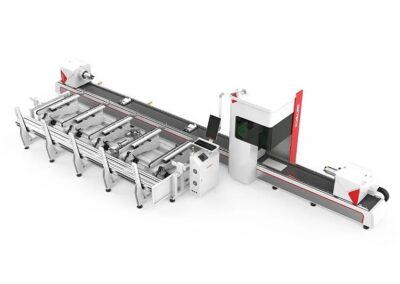 TM-Series Three Chuck Metal Tube Cutting Machine with Automatic Feeding