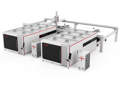 MAT-Series Automatic Loading and Unloading Device For Two Laser Cutting Machine