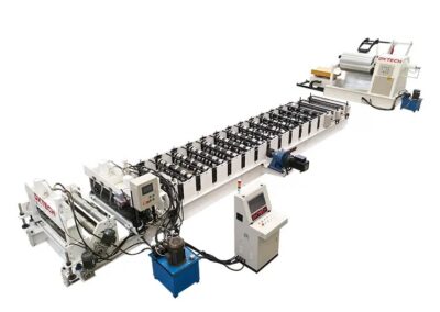DXTECH Sheet Metal Roll Forming Machine With Hydraulic Uncoiler
