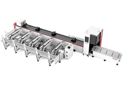 TK-Series CNC Laser Tube Cutter Double Chuck Metal Tube Cutting Machine with Automatic Feeding