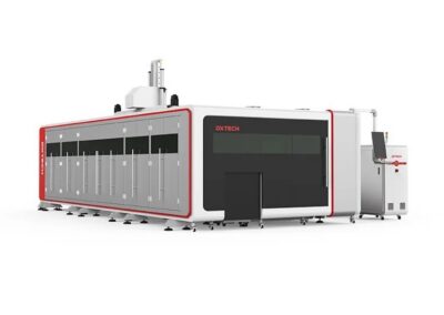 SPTA-Series Protective Exchange Table Metal Sheet Tube Laser Cutting Machine with Loading System